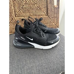 Nike Air Max 270 GS Black White 943345 001 Youth Size 5.5Y Sneakers No Box